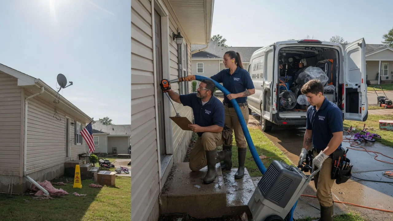 Ceiling Water Damage Restoration in Bassett, AR near me